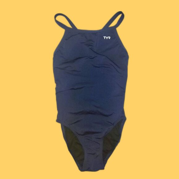 NWT TYR Durafast Solid Swimsuit Size S Size 30 Competitive Swim Workout - Picture 1 of 4
